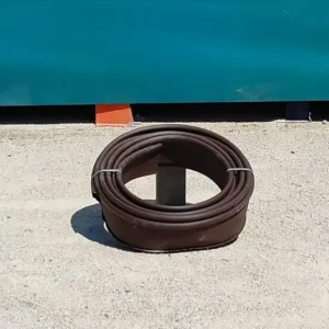 Bordura plástico marrón